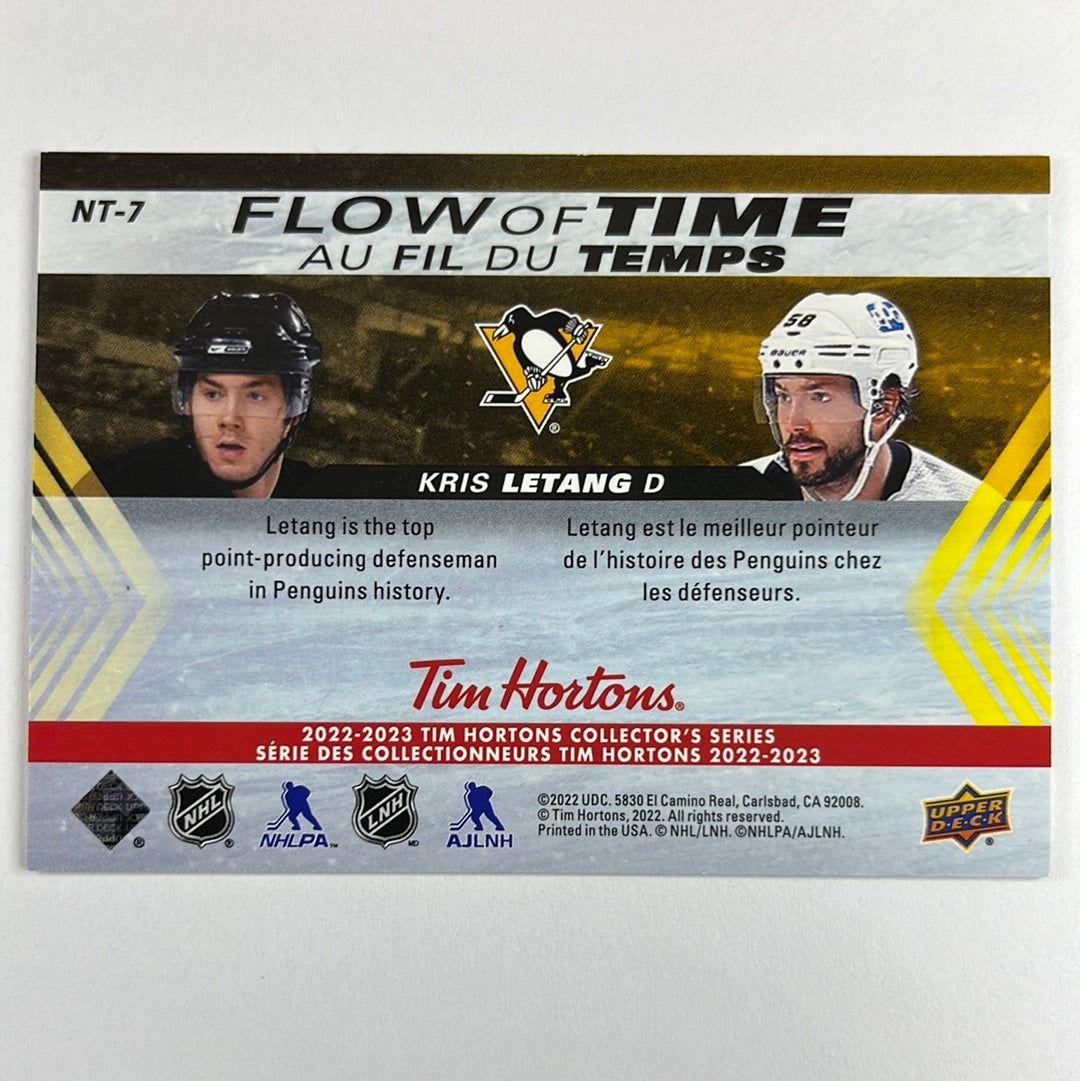 2022-23 Tim Hortons Kris Letang Flow of Time 3D Lenticular | Local Legends Cards & Collectibles