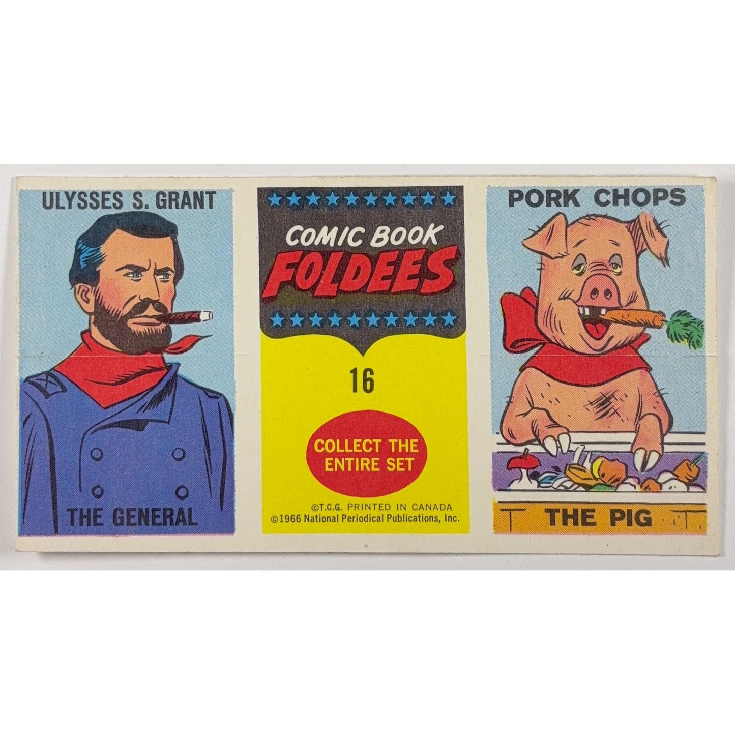 1966 Topps Comic Book Foldees No. 16 The Legionnaire | Local Legends Cards & Collectibles