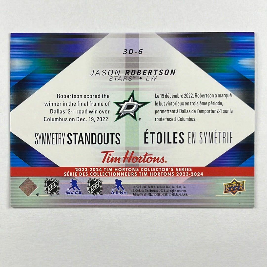 2023-24 Tim Hortons Jason Robertson Symmetry Standouts Lenticular | Local Legends Cards & Collectibles