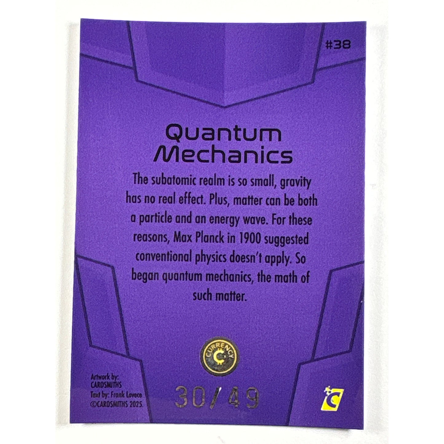 2025 Cardsmiths Quantum Mechanics Amethyst Holo /49 | Local Legends Cards & Collectibles