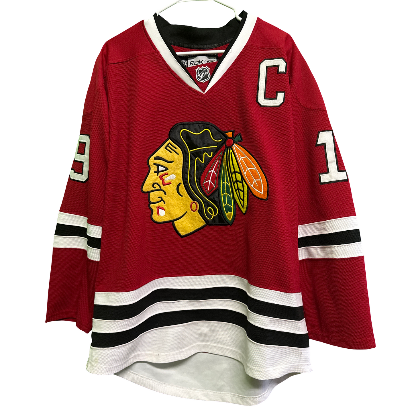 Reebok NHL Johnathan Toews Chicago Blackhawks Home Jersey MD 50