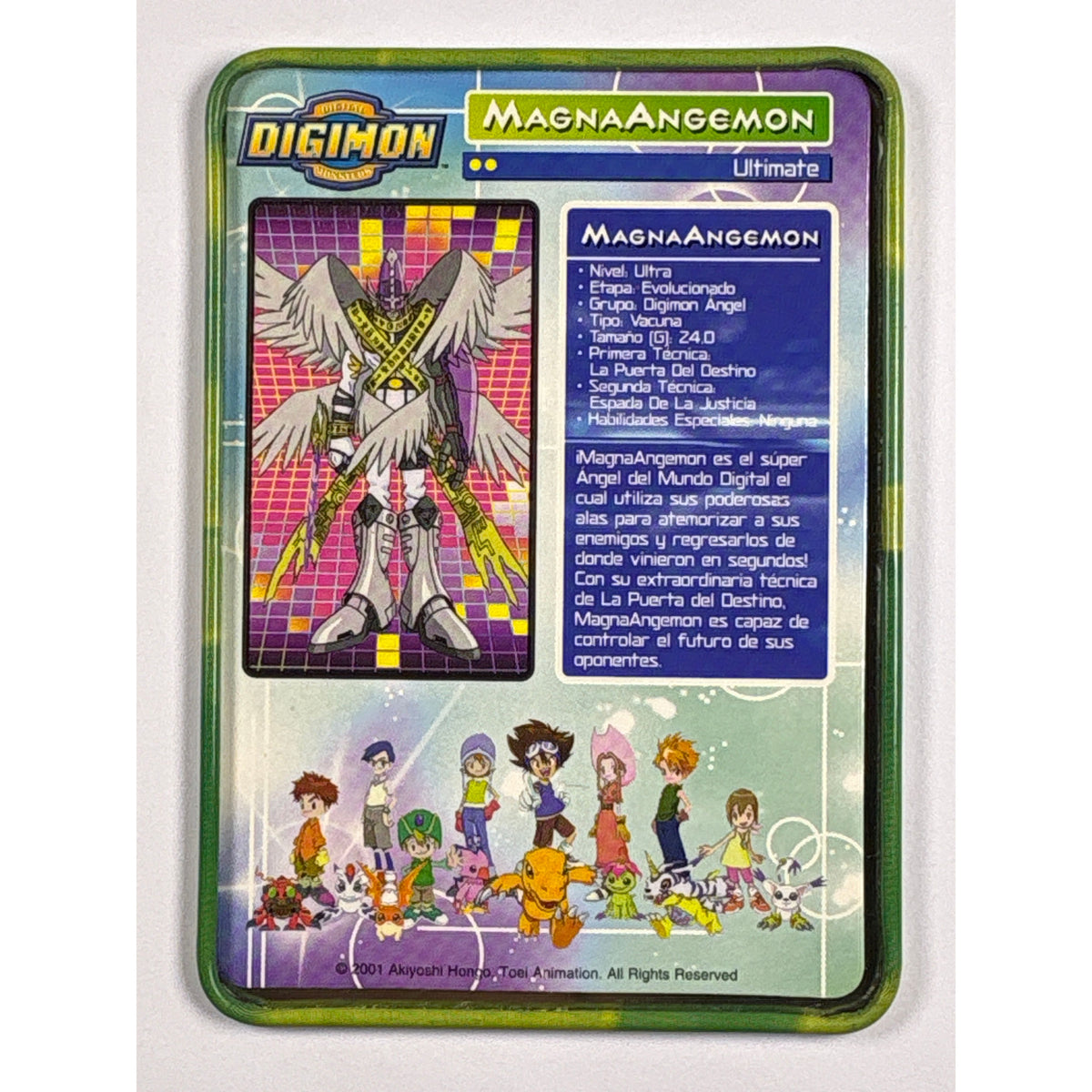 2000 Taco Bell MagnaAngemon Metal Promo | Local Legends Cards & Collectibles