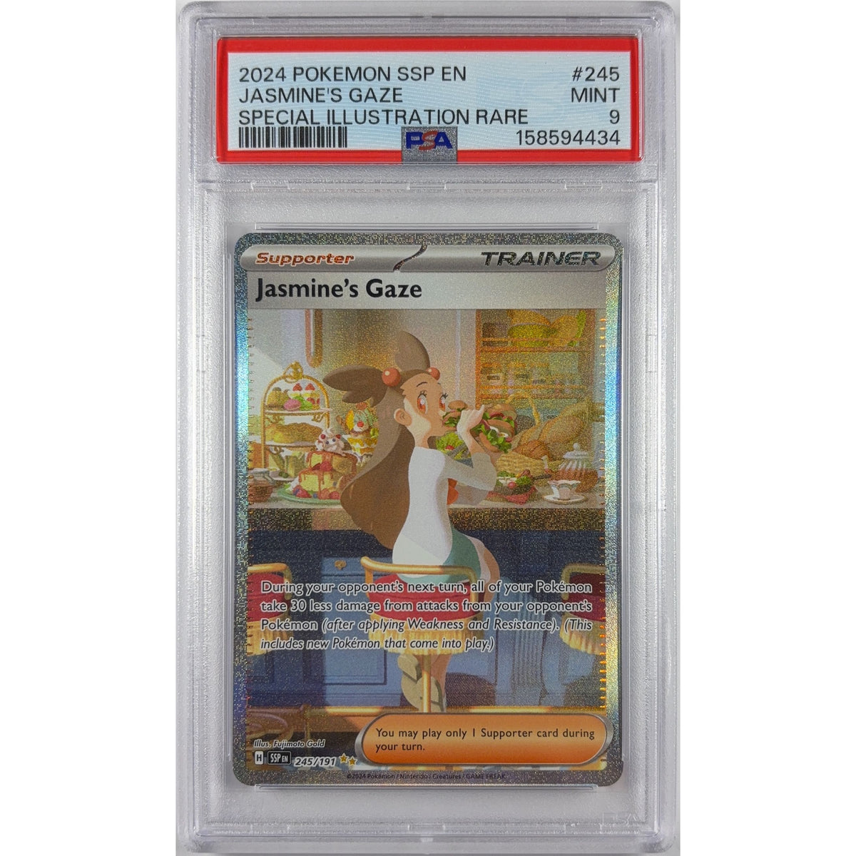 Jasmine’s Gaze Holo Special Illustration Rare 245/191 PSA 9 MINT