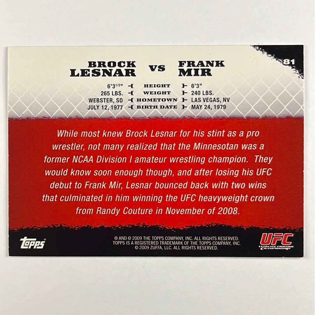 2009 Topps 1st Round Brock Lesnar RC | Local Legends Cards & Collectibles
