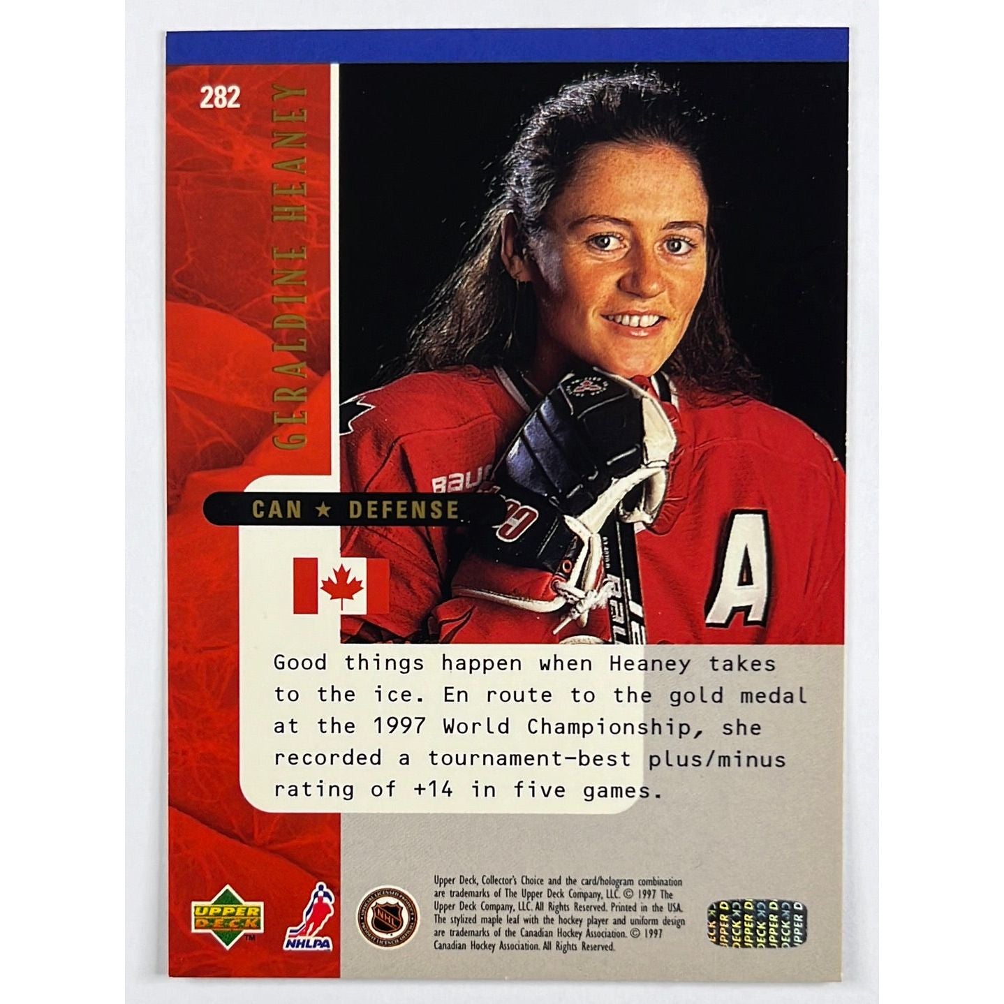 1997-98 Collectors Choice Geraldine Heaney RC | Local Legends Cards & Collectibles