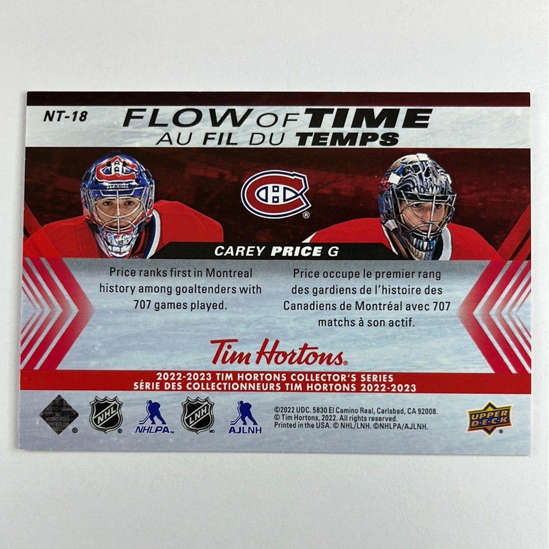 2022-23 Tim Hortons Carey Price Flow of Time 3D Lenticular | Local Legends Cards & Collectibles