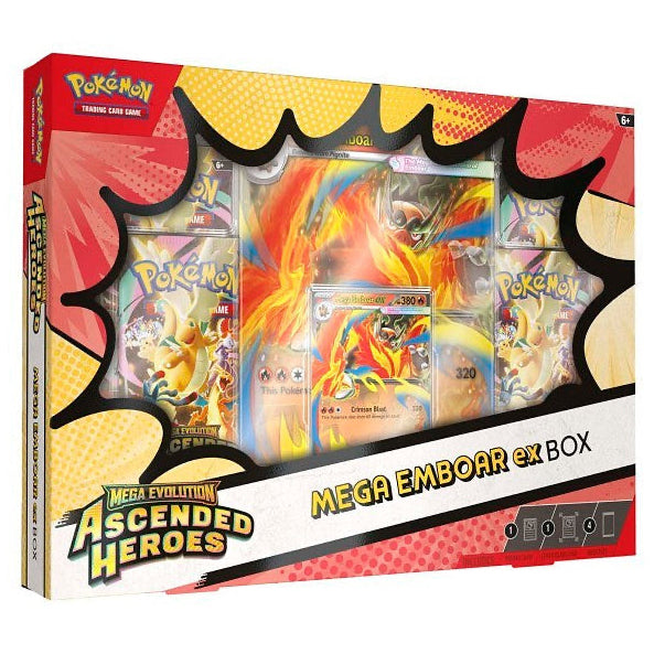 Pokémon Ascended Heroes Mega ex Box Emboar | Local Legends Cards & Collectibles
