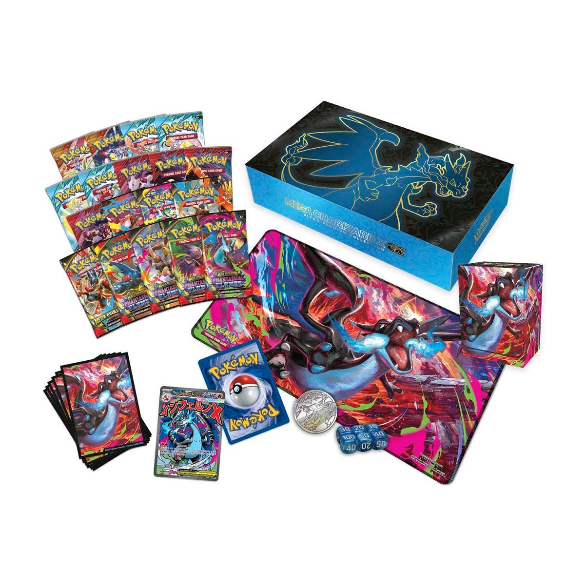 (Back) Pokémon Mega Charizard ex Ultra Premium Collection | Local Legends Cards & Collectibles