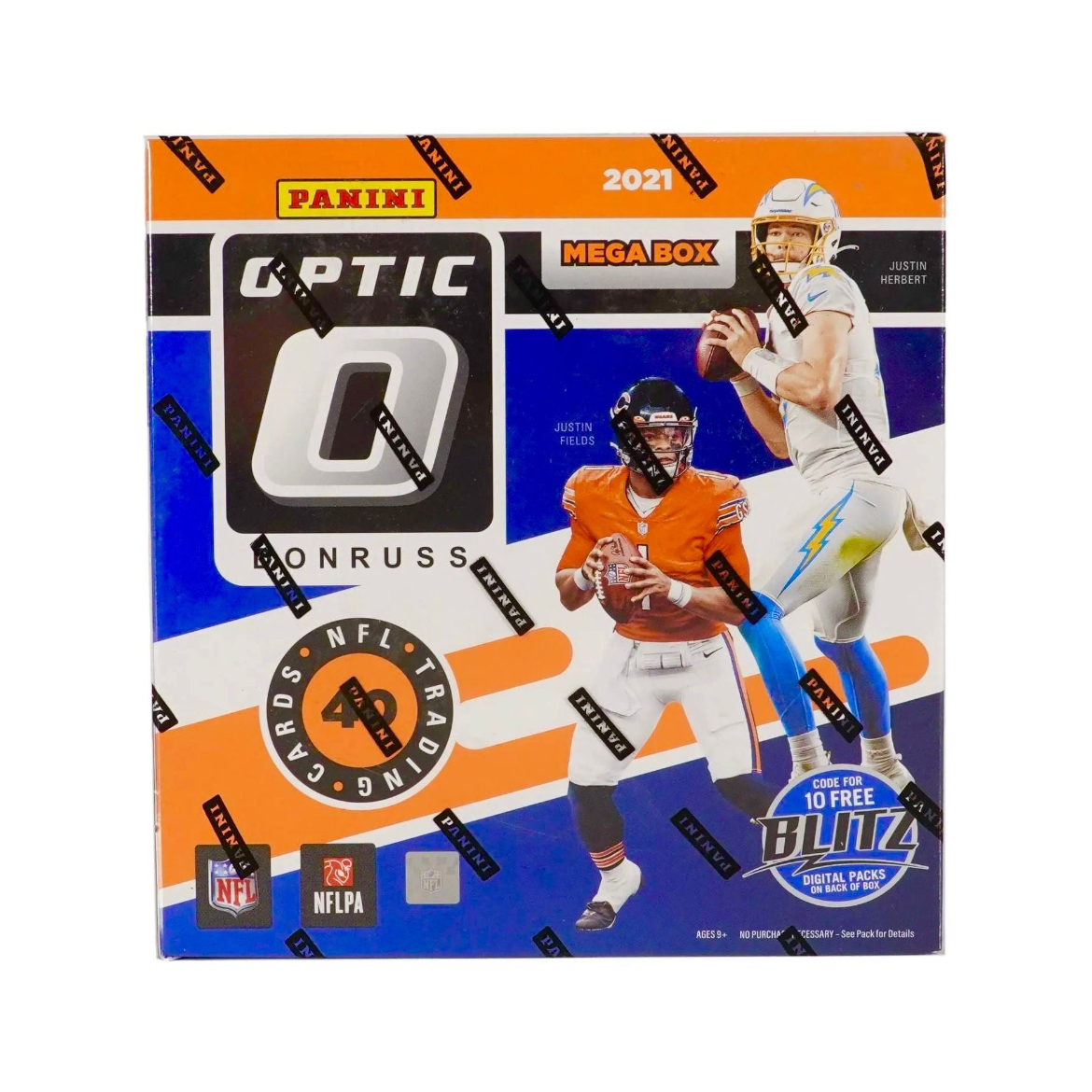 2021 Panini Donruss Optic Football Mega Box - Blue Hyper Parallels (lot store of 3)