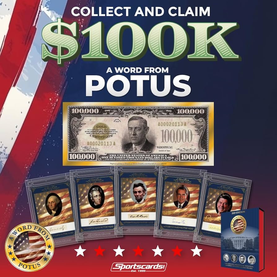 2025 Edition A Word From The President POTUS Hobby Box | Local Legends Cards & Collectibles