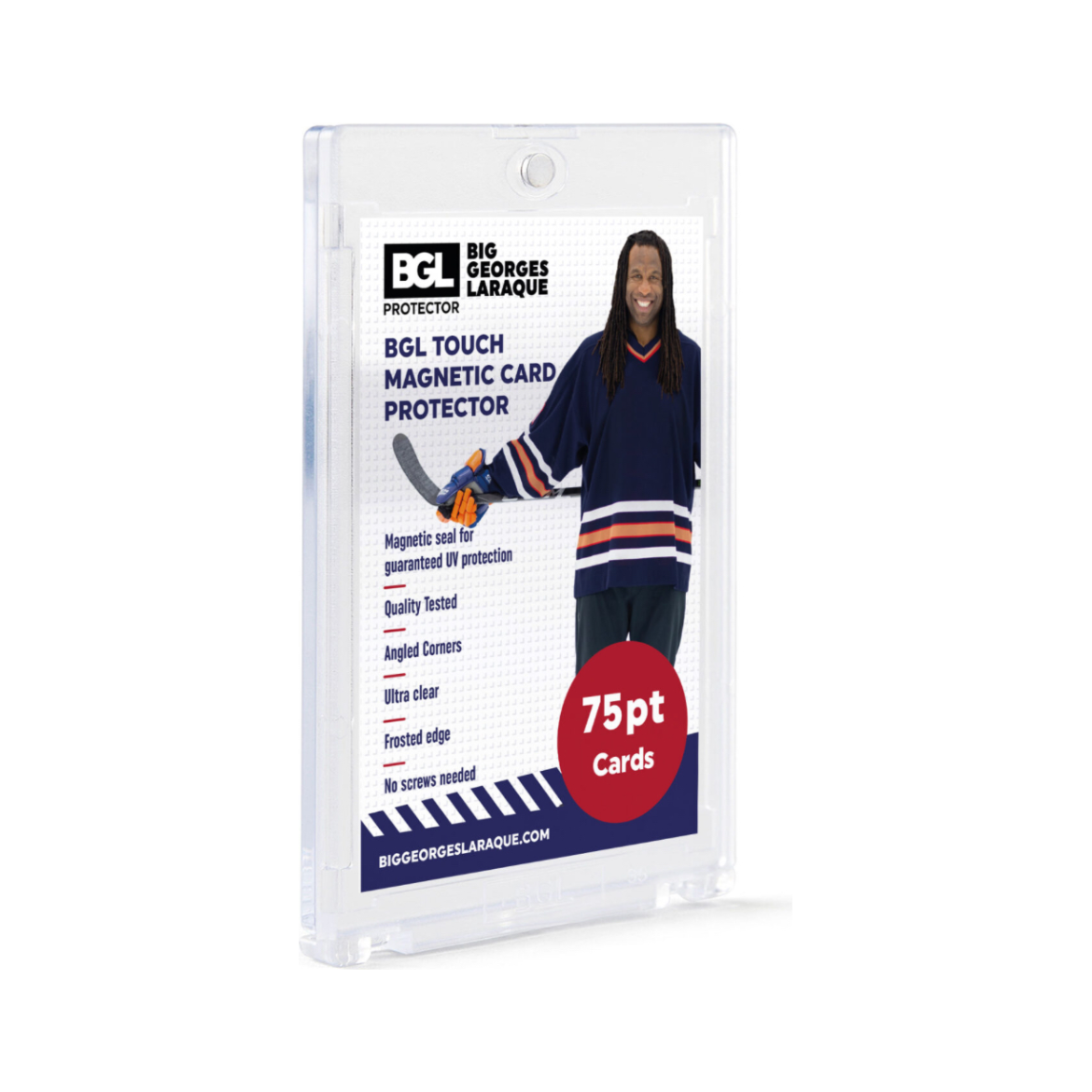 BGL Big Georges Laraque 75pt One Touch Magnetic Case | Local Legends Cards & Collectibles