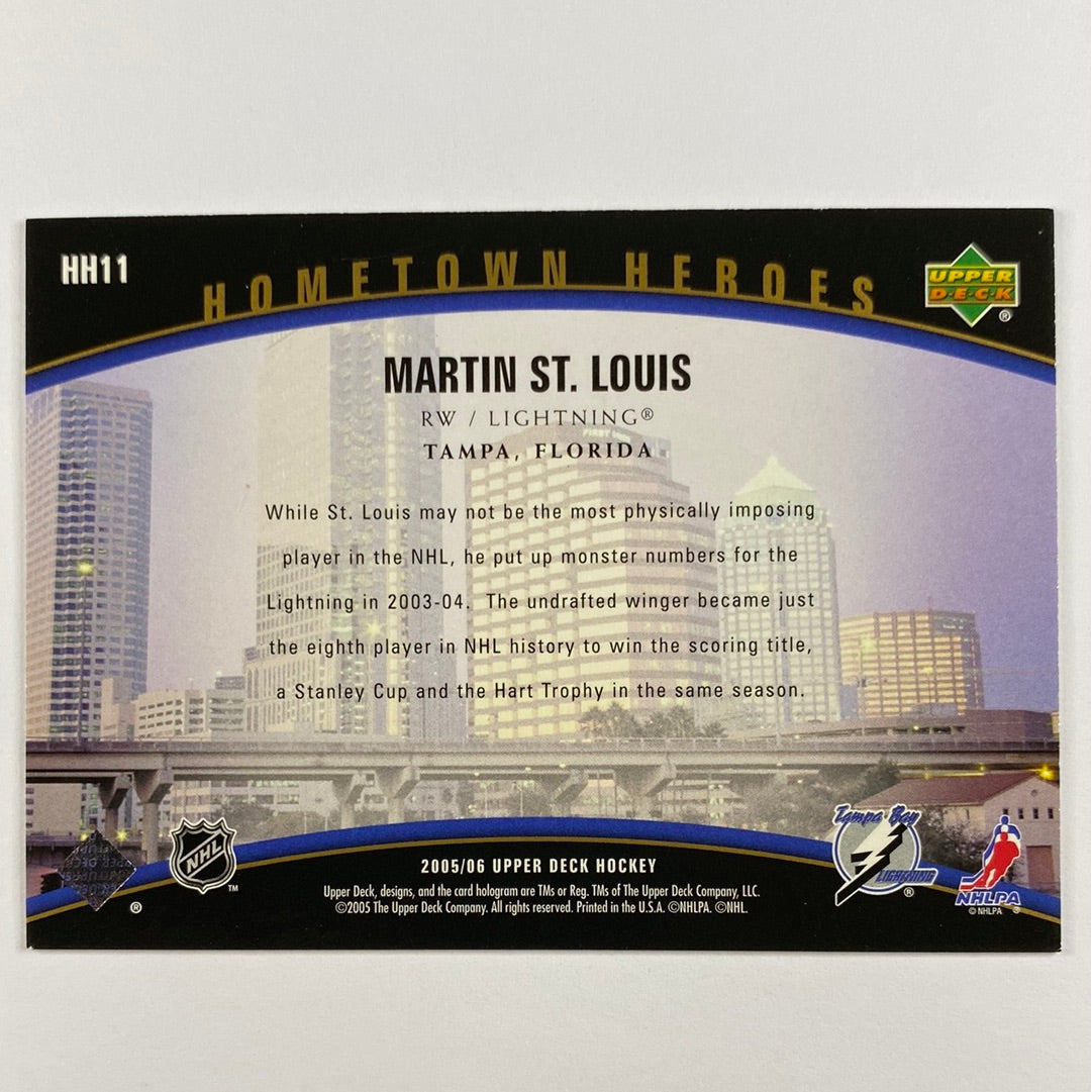 2005-06 Upper Deck Martin St Louis Hometown Heroes | Local Legends Cards & Collectibles