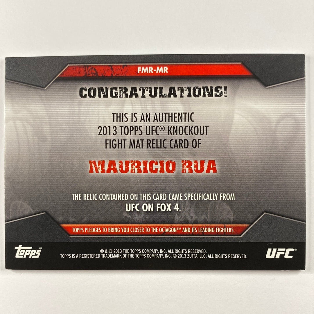 2013 Topps Knockout Mauricio Rua Mat Relic /188 | Local Legends Cards & Collectibles