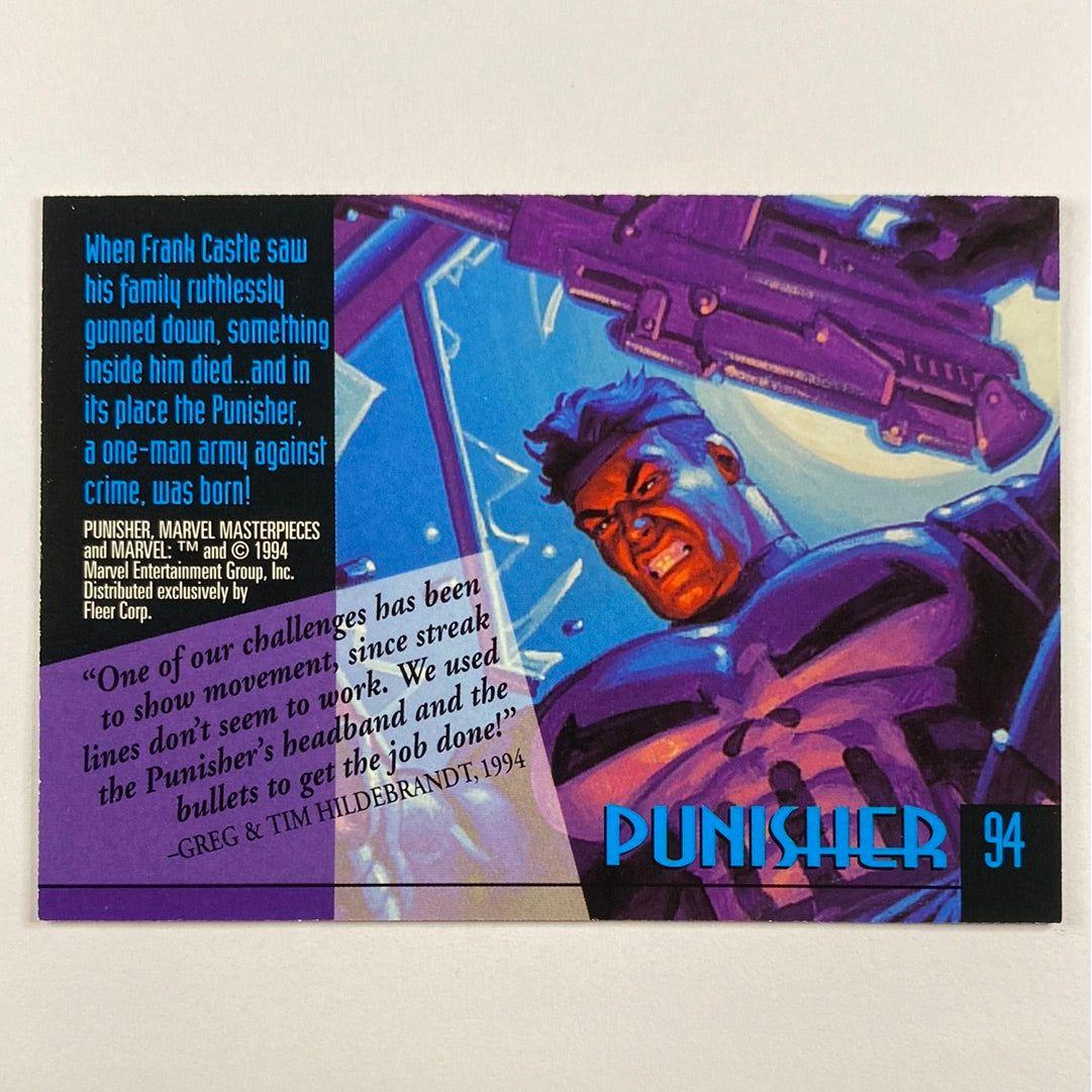 1994 Marvel Masterpieces Punisher Gold Foil Signature Series | Local Legends Cards & Collectibles