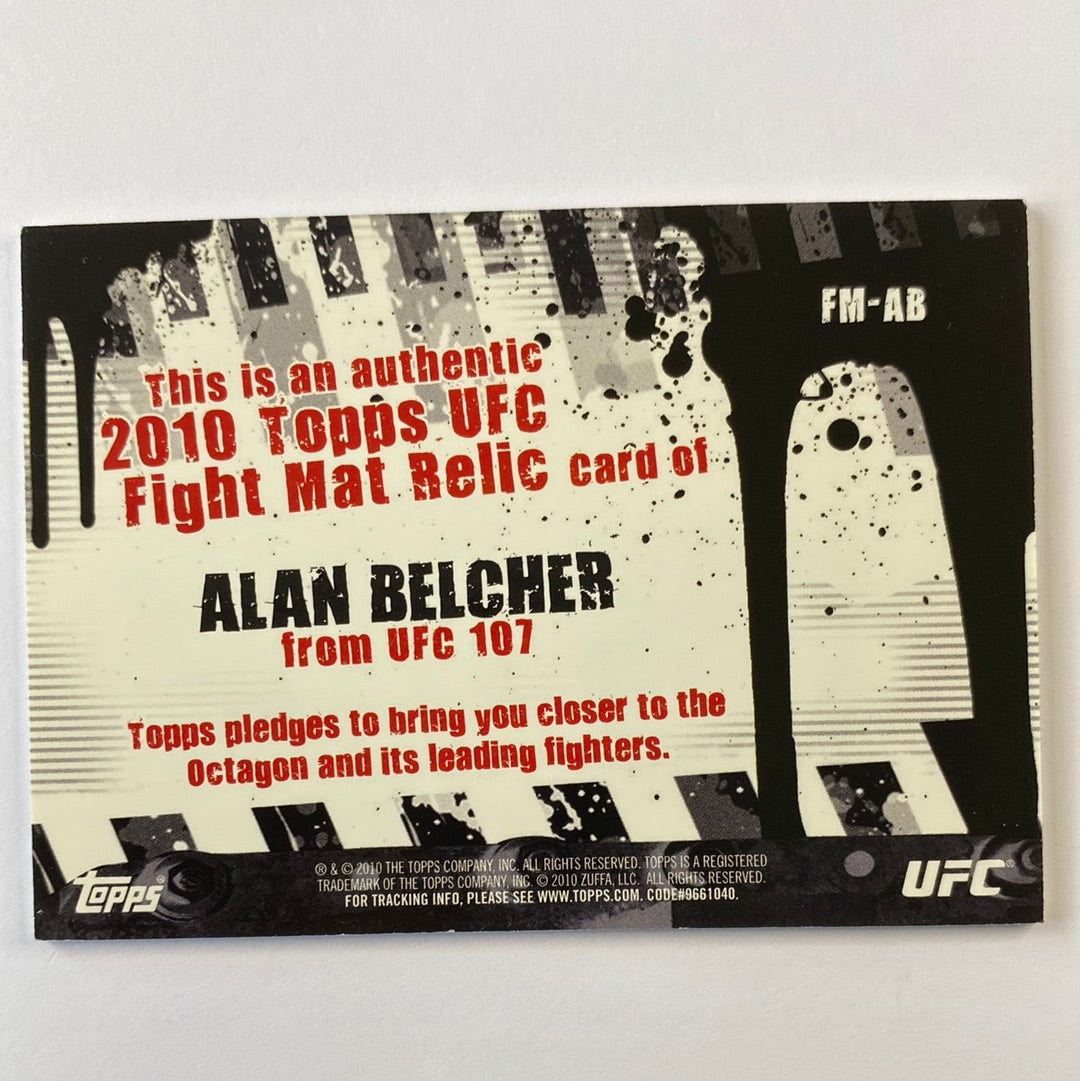 2010 Topps Alan Belcher Mat Relic | Local Legends Cards & Collectibles
