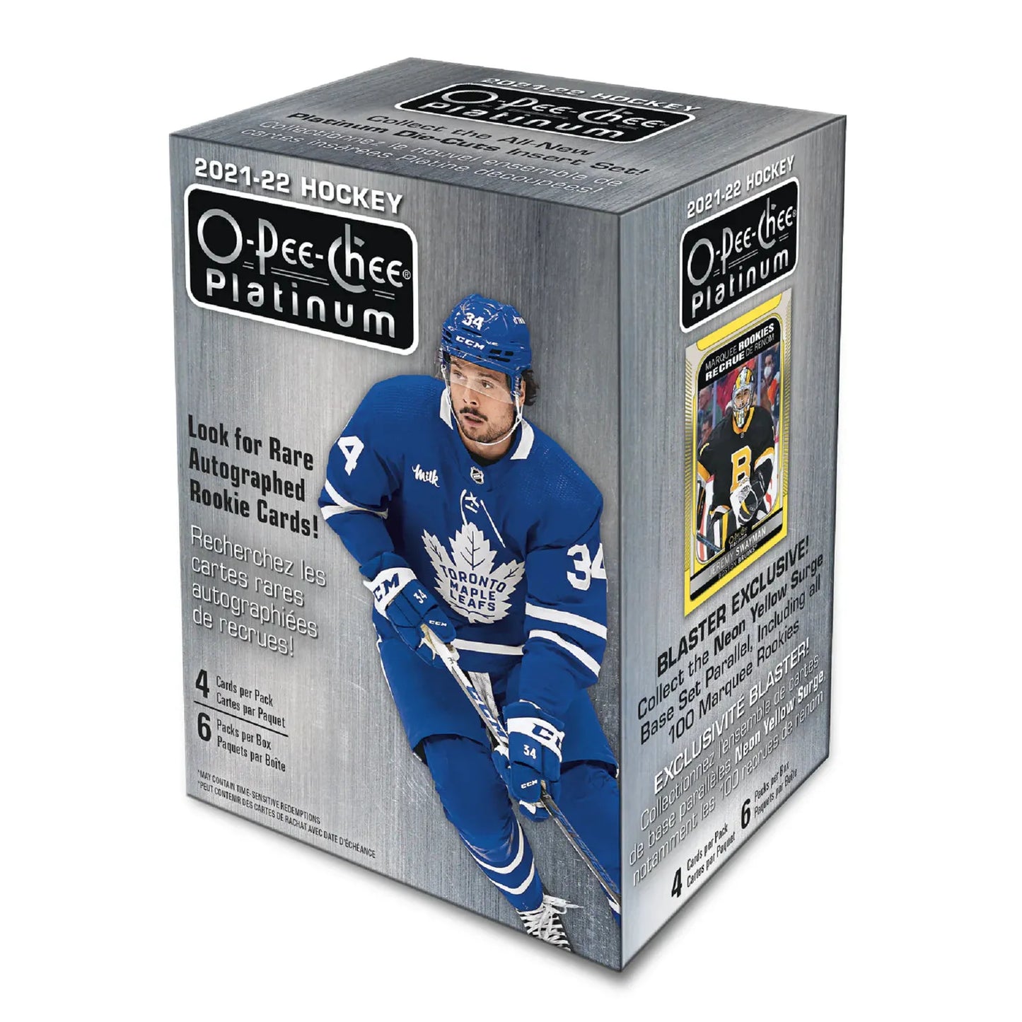 2021-22 Upper Deck O-Pee-Chee Platinum NHL Hockey Blaster Box | Local Legends Cards & Collectibles