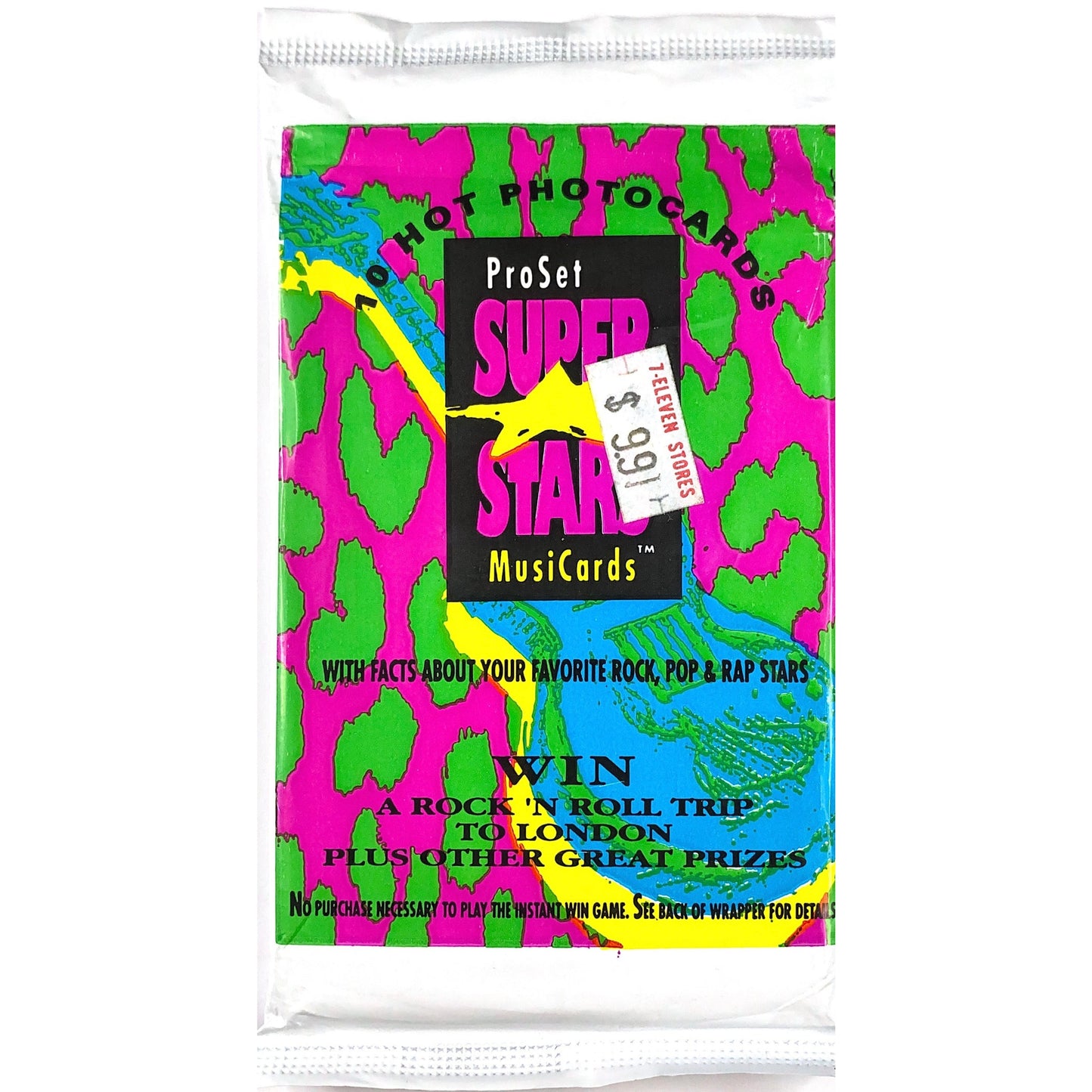 1991 Proset Super Star Musicards Rock N’ Roll Pack | Local Legends Cards & Collectibles