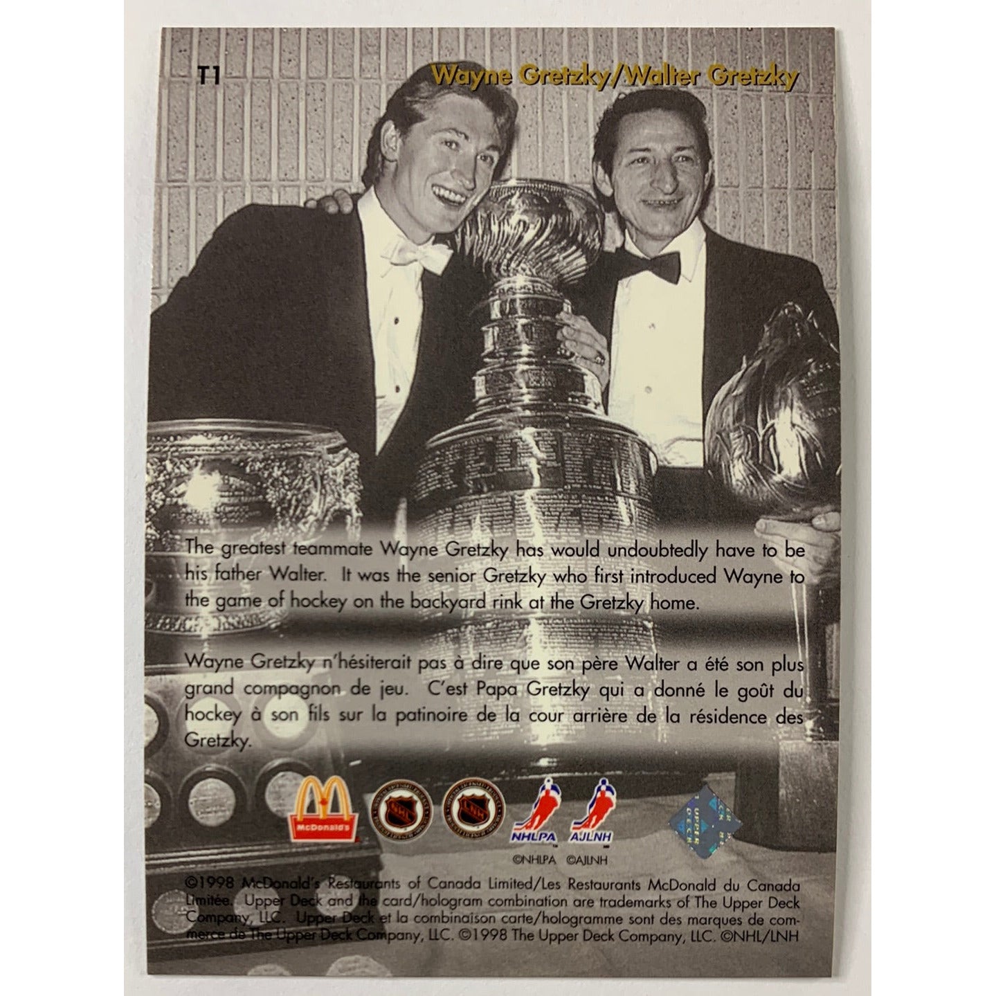 1997-98 McDonalds Walter Gretzky Gretzky Teammates | Local Legends Cards & Collectibles