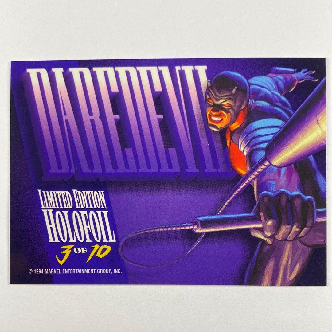 1994 Marvel Masterpieces Daredevil Silver HoloFoil | Local Legends Cards & Collectibles