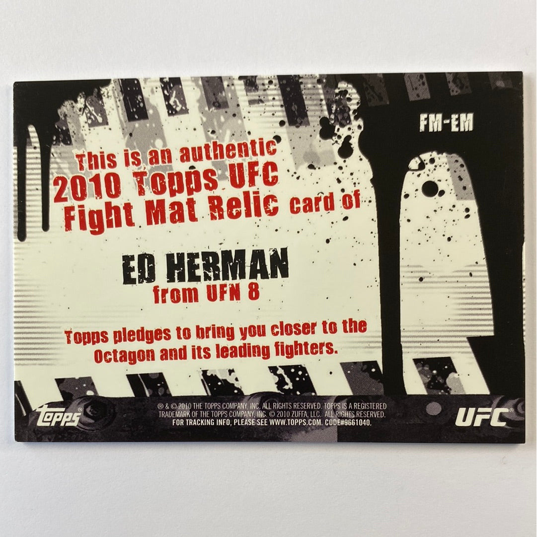2010 Topps Ed Herman Mat Relic | Local Legends Cards & Collectibles