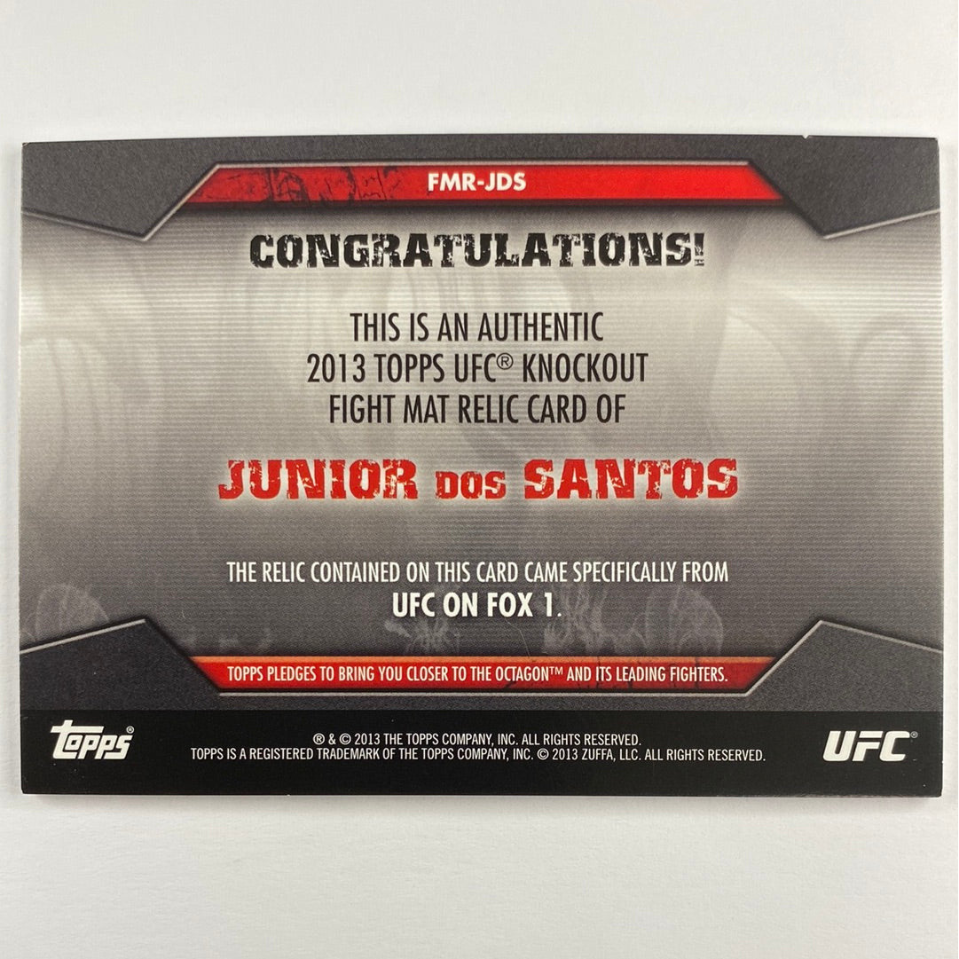 2013 Topps Knockout Junior Dos Santos Mat Relic /188 | Local Legends Cards & Collectibles