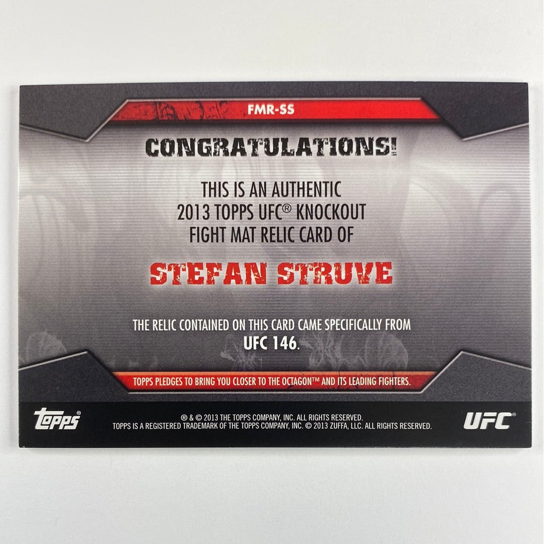 2013 Topps Knockout Stefan Struve Mat Relic /88 | Local Legends Cards & Collectibles