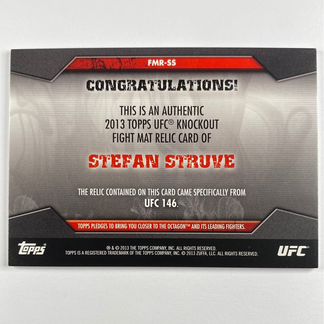 2013 Topps Knockout Stefan Struve Mat Relic /188 | Local Legends Cards & Collectibles
