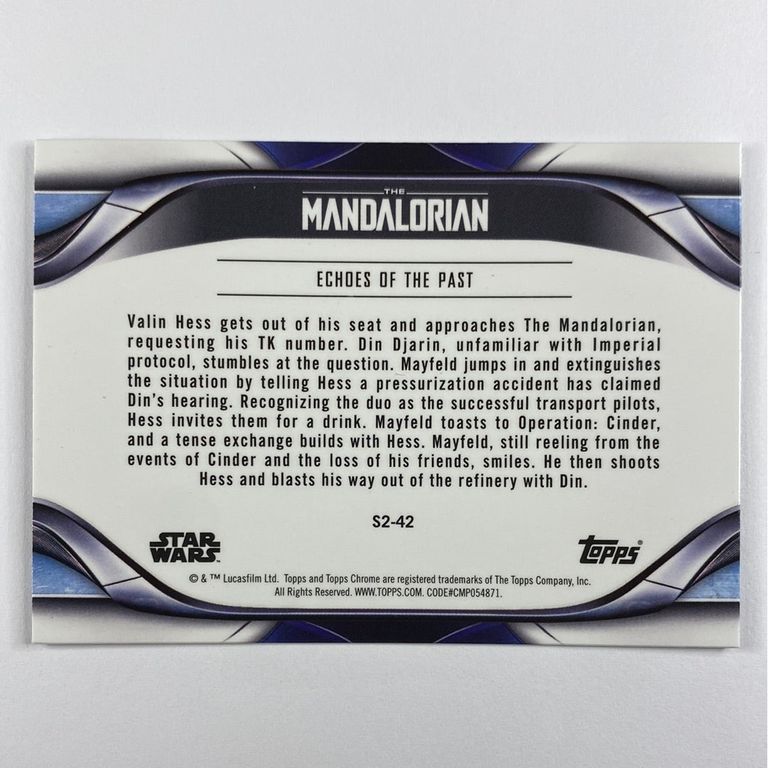 Topps Chrome The Mandalorian Echoes of the Past Refractor | Local Legends Cards & Collectibles