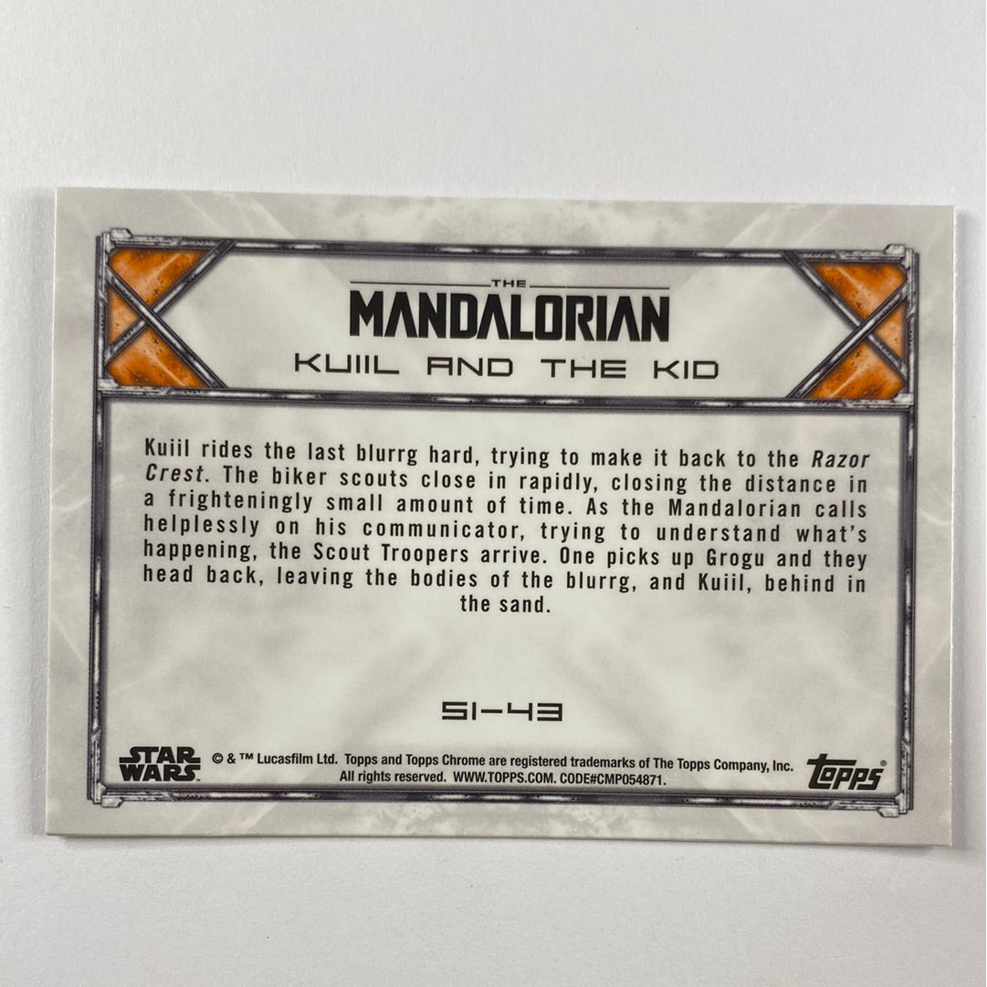 Topps Chrome The Mandalorian Kuil and the Kid Refractor | Local Legends Cards & Collectibles