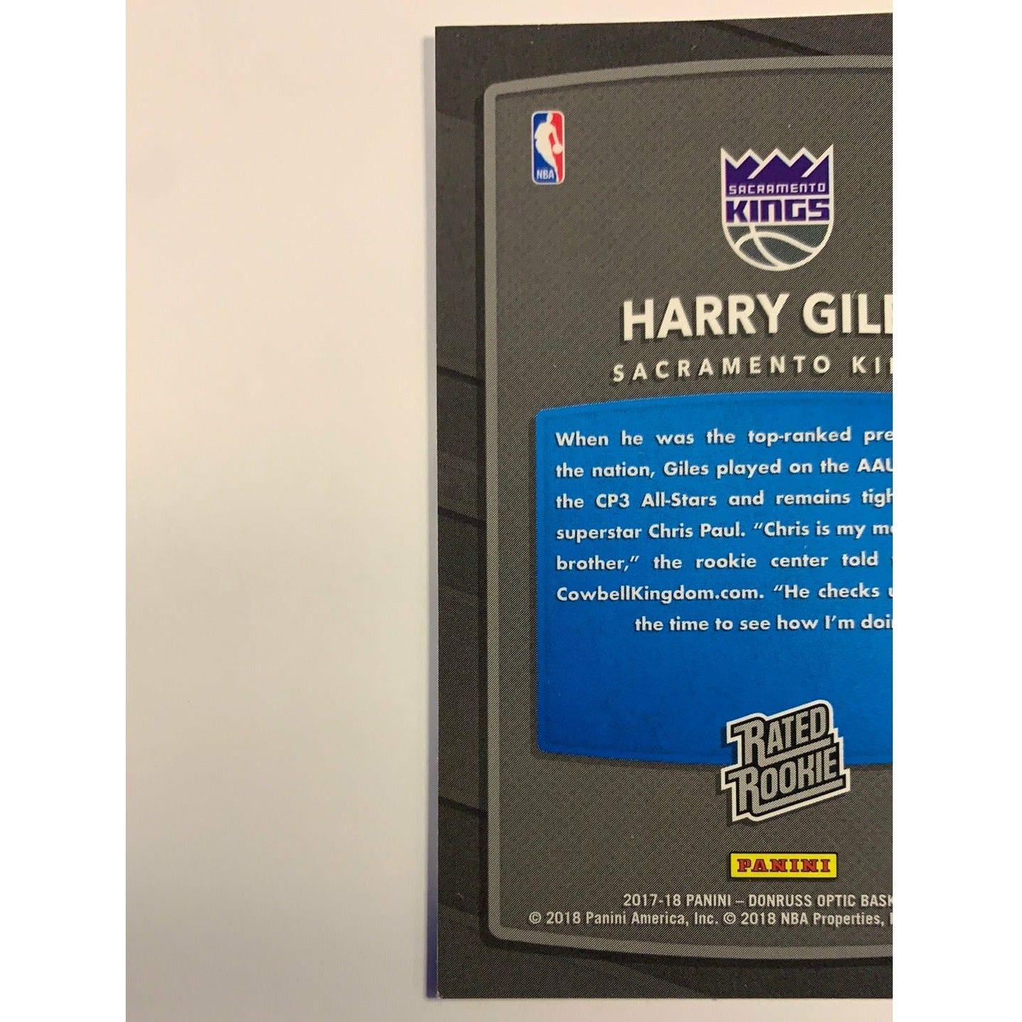 2017-18 Donruss Optic Harry Giles Rated Rookie | Local Legends Cards & Collectibles