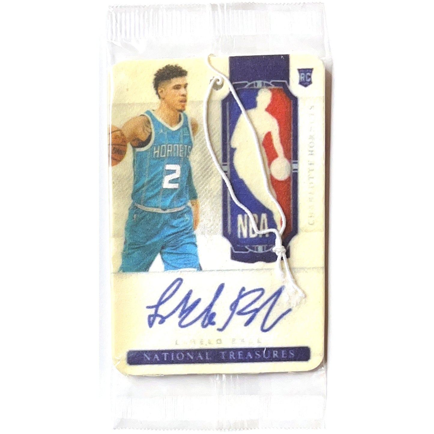 National Treasures Lamelo Ball Logoman Air Freshener | Local Legends Cards & Collectibles