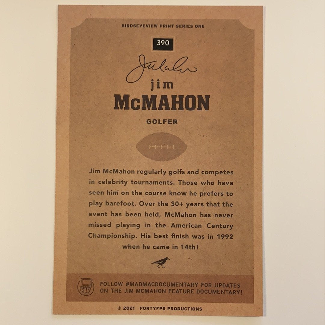 2021 Forty FPS BirdsEyeView Print /500 Jim McMahon 9 Card Set With Box | Local Legends Cards & Collectibles