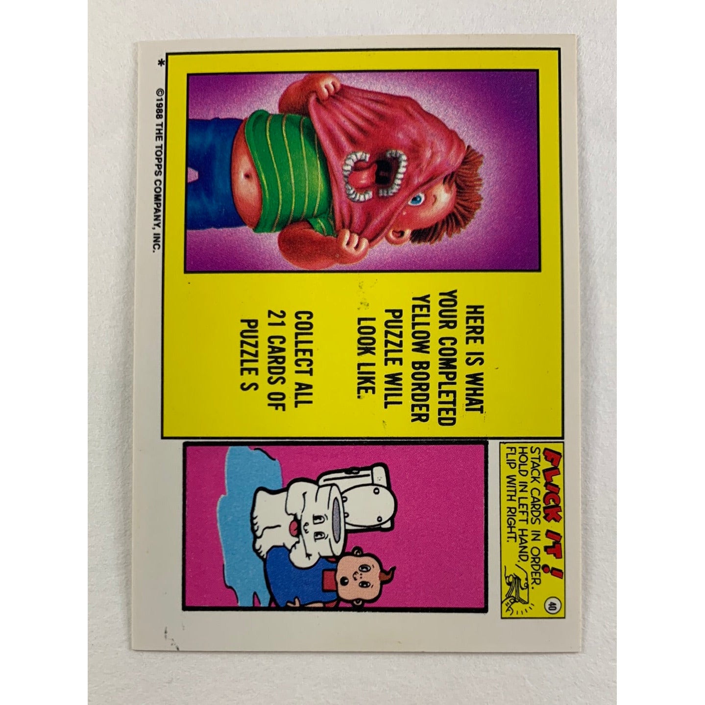 1988 Topps Destroyed Boyd Die Cut | Local Legends Cards & Collectibles