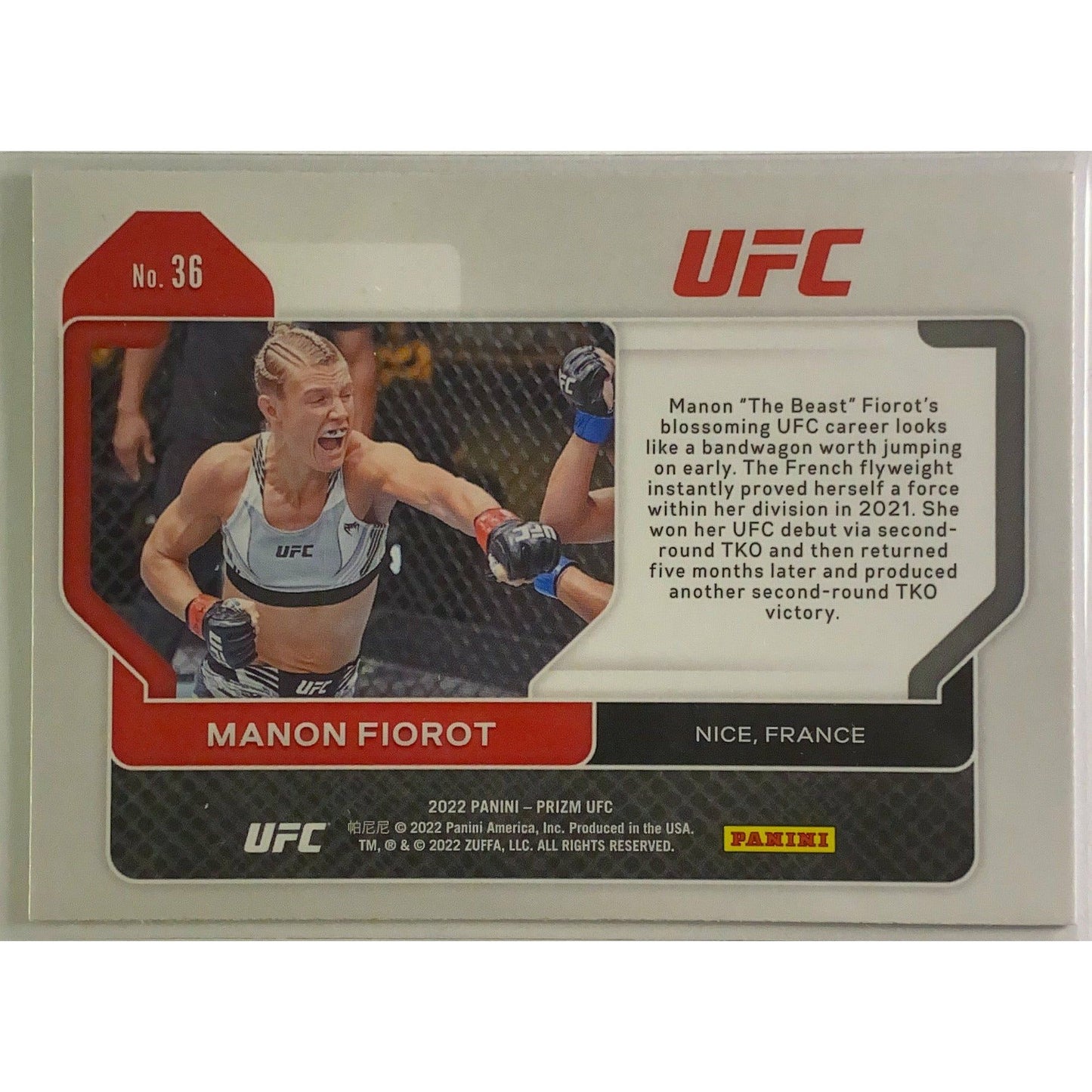 2022 Panini Prizm Manon Fiorot RC | Local Legends Cards & Collectibles