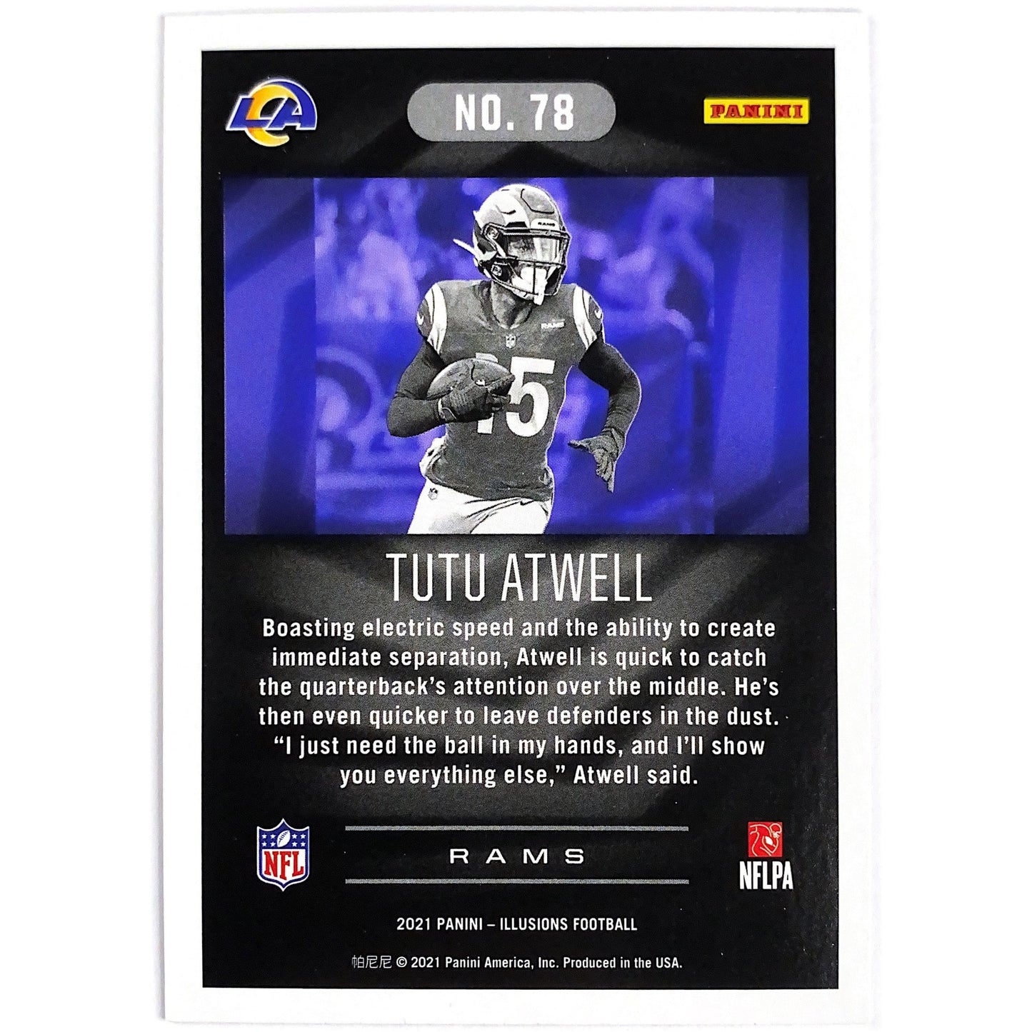 2021 Illusions Tutu Atwell Emerald RC | Local Legends Cards & Collectibles