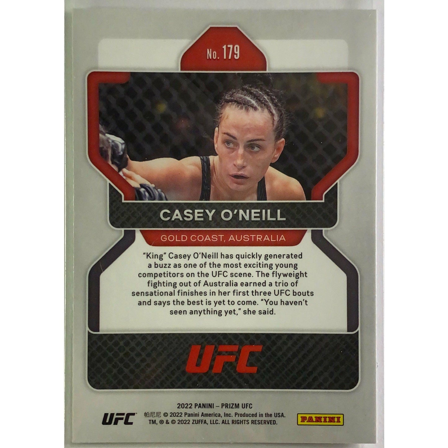 2022 Panini Prizm Casey O’Neill RC | Local Legends Cards & Collectibles
