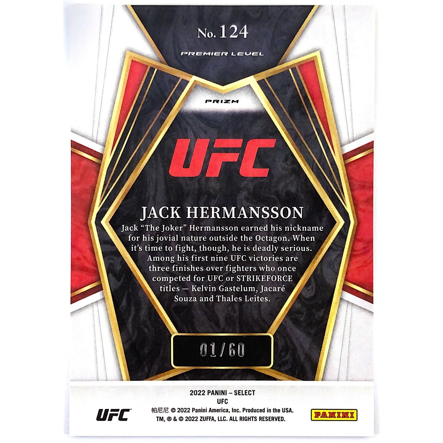 2022 Select Jack Hermansson Purple Prizm 01/60 | Local Legends Cards & Collectibles