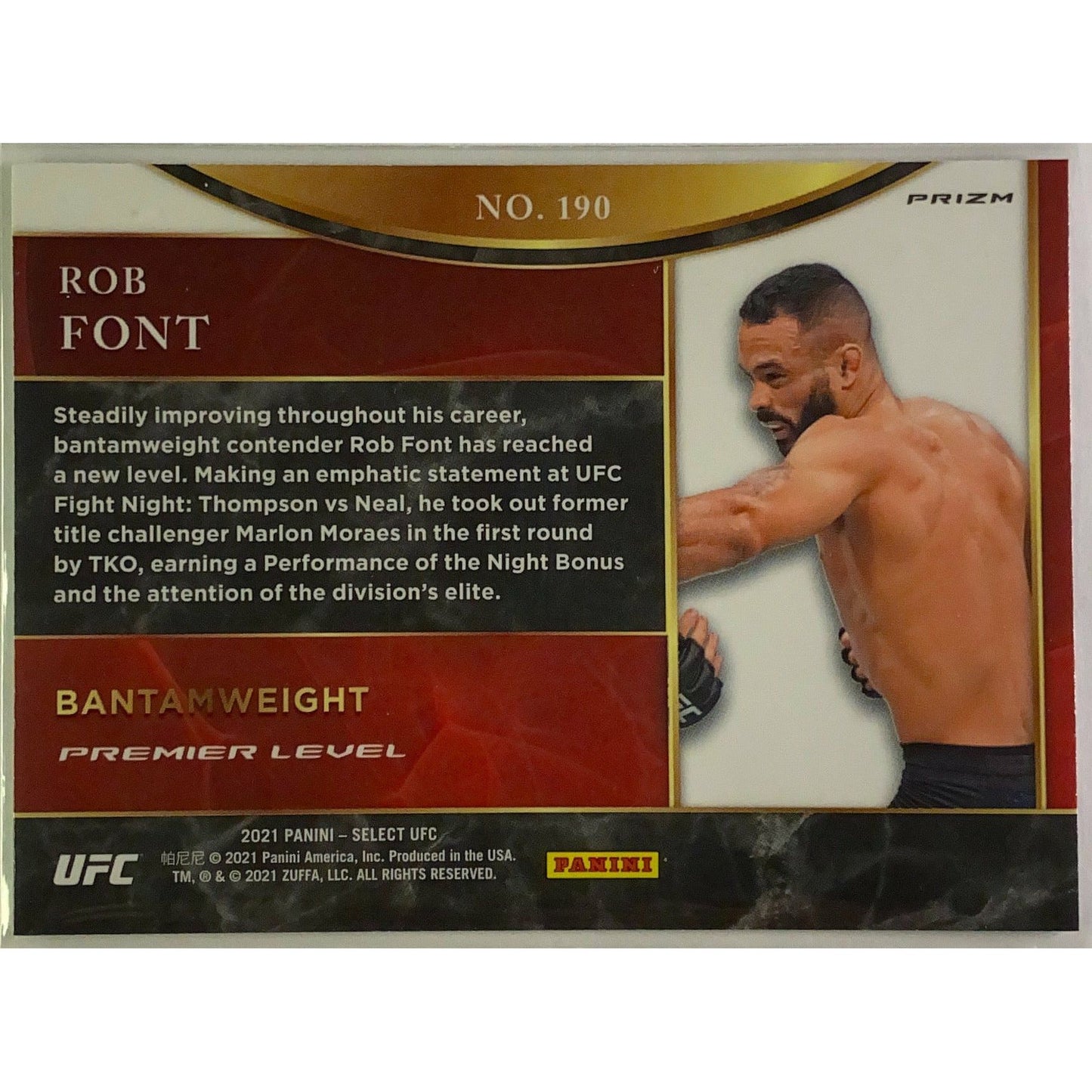 2021 Select Rob Font Silver Prizm | Local Legends Cards & Collectibles