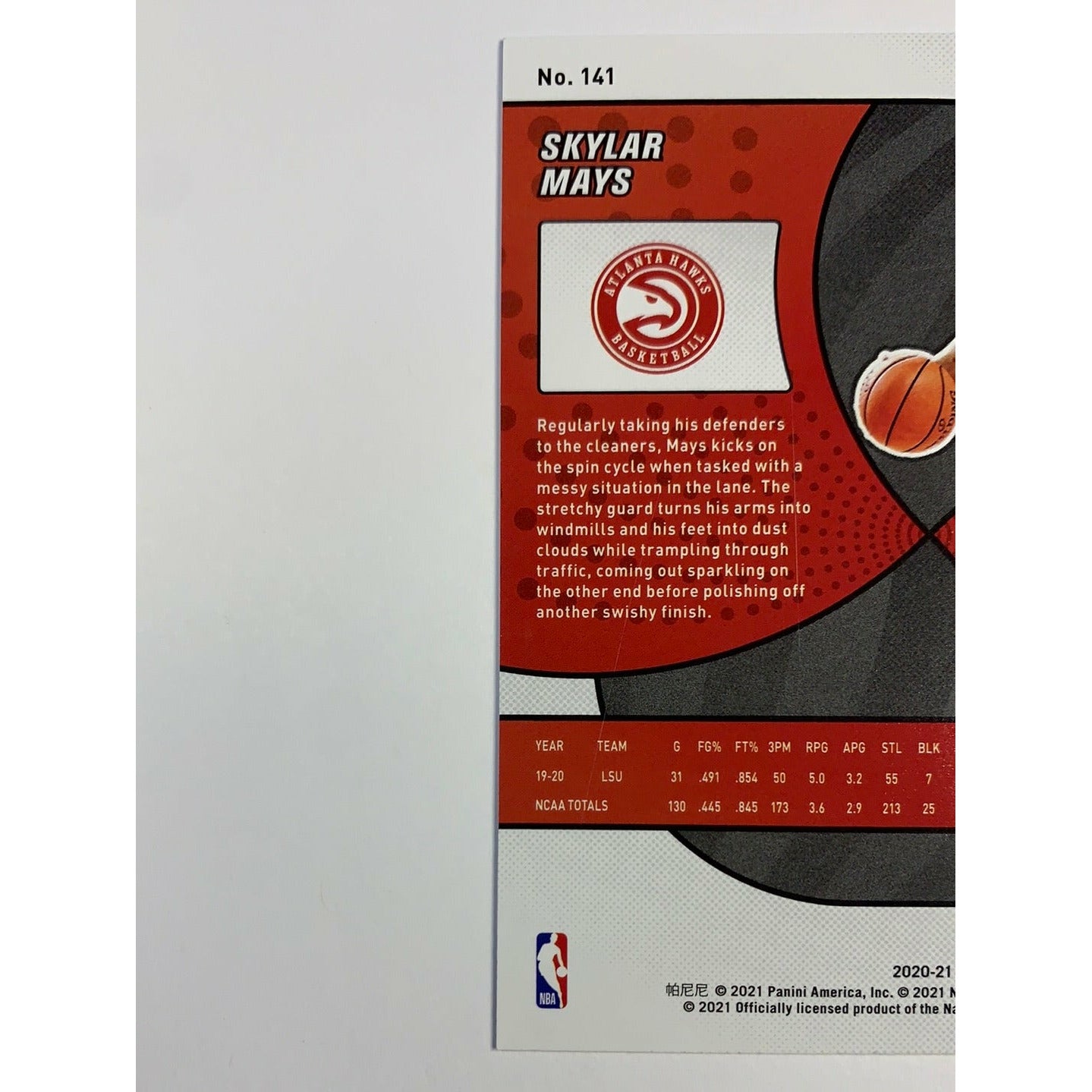 2020-21 Revolution Skylar Mays Rookie Card | Local Legends Cards & Collectibles