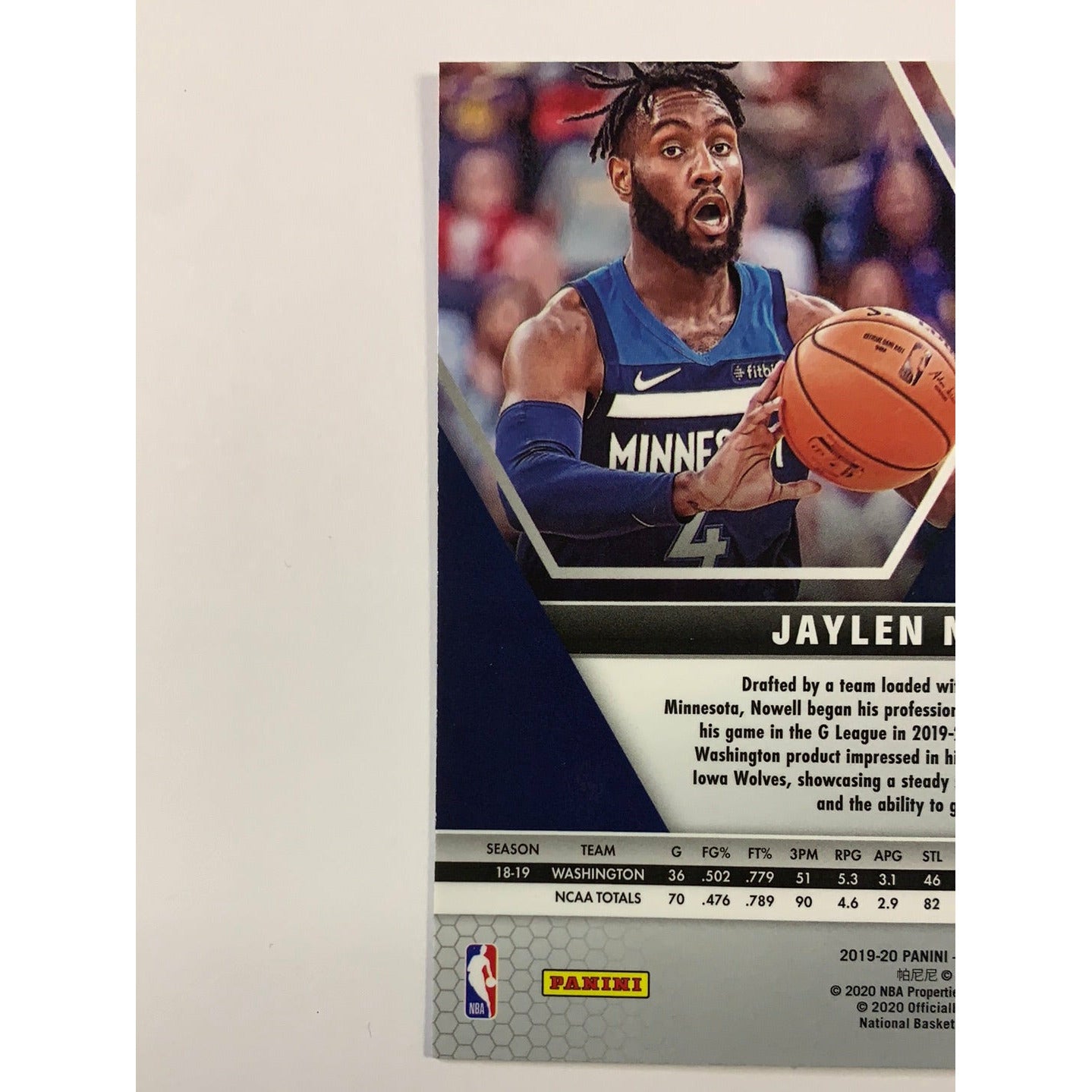 2019-20 Mosaic Jaylen Nowell Blue Reactive Prizm RC | Local Legends Cards & Collectibles