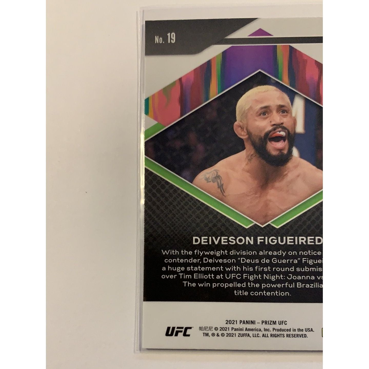 2021 Panini Prizm Deiveson Figueiredo Fearless Insert | Local Legends Cards & Collectibles