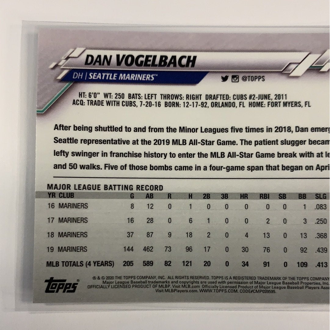 2020 Topps Chrome Dan Vogelbach Prizm Refractor | Local Legends Cards & Collectibles