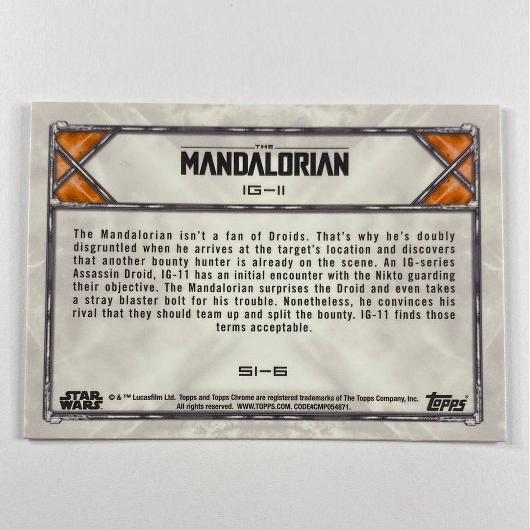 Topps Chrome The Mandalorian IG-11 Refractor | Local Legends Cards & Collectibles