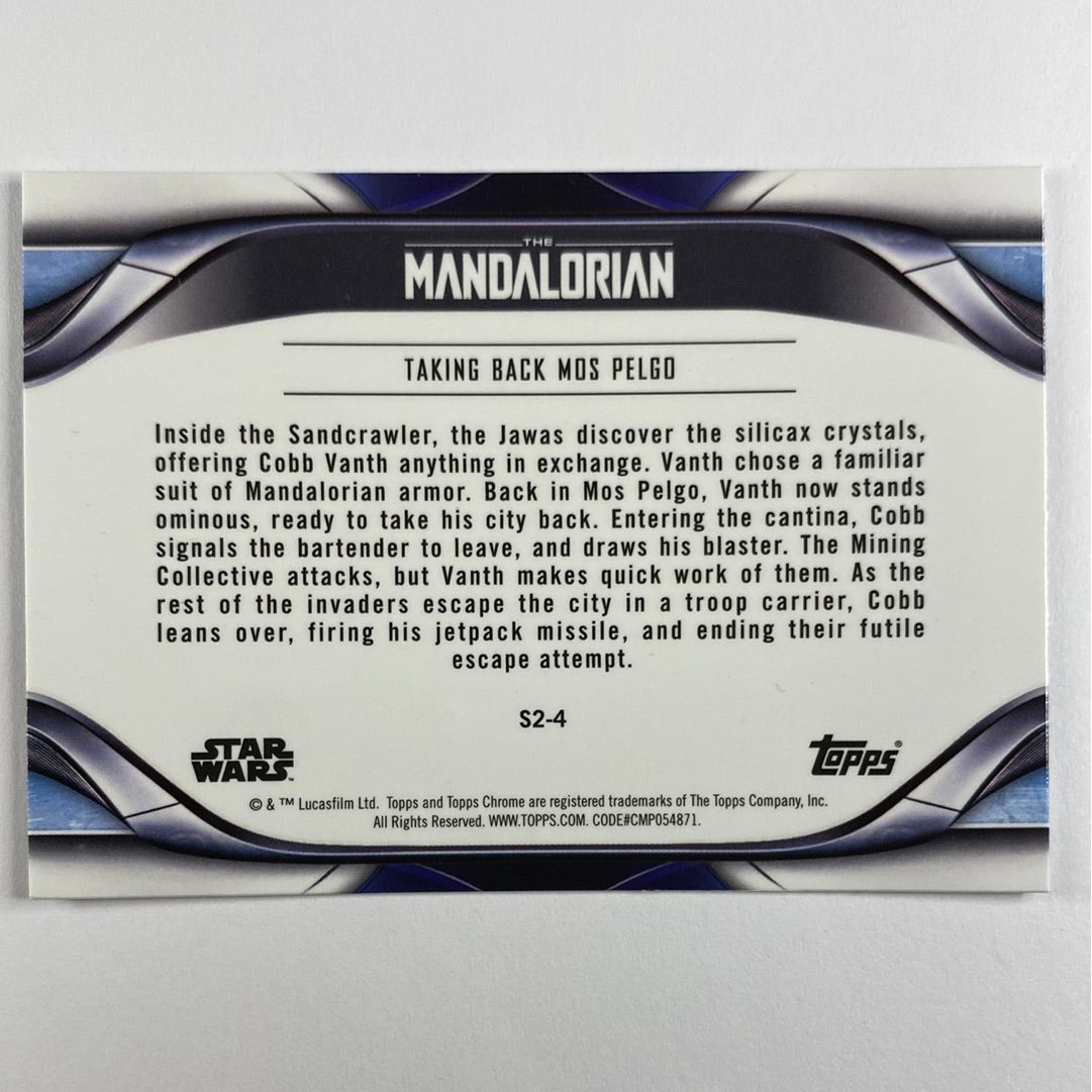 Topps Chrome The Mandalorian Taking Back Mos Plego Refractor | Local Legends Cards & Collectibles