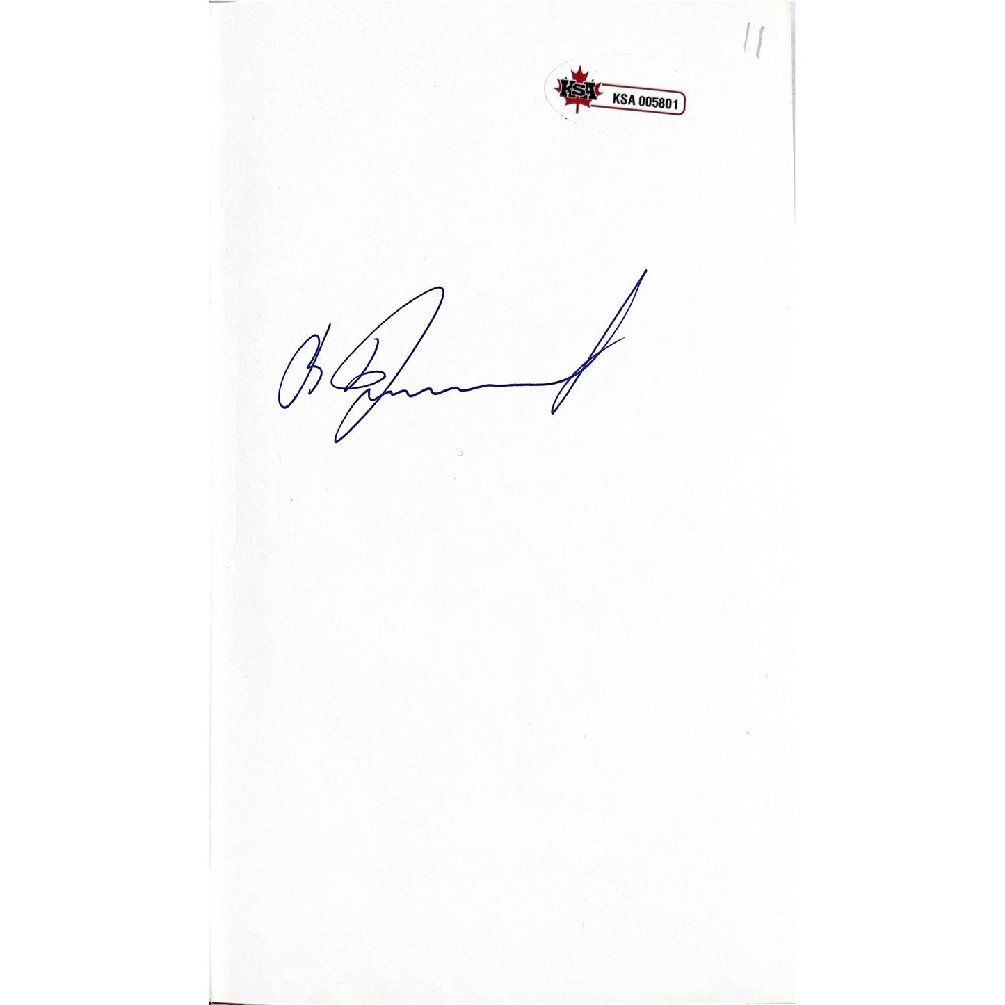 Vladislav Tretiak TRETIAK: The Legend Signed KSA Certified COA | Local Legends Cards & Collectibles