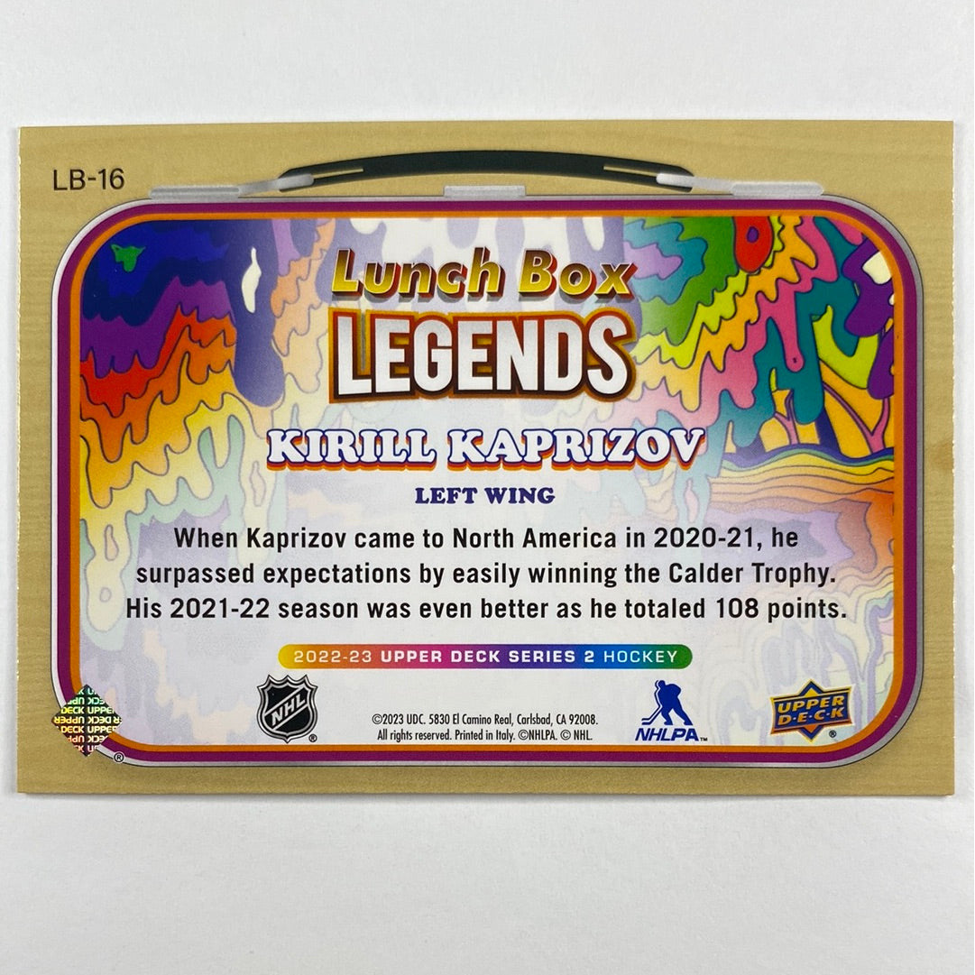 2022-23 Series 2 Kirill Kaprizov Lunch Box Legends | Local Legends Cards & Collectibles