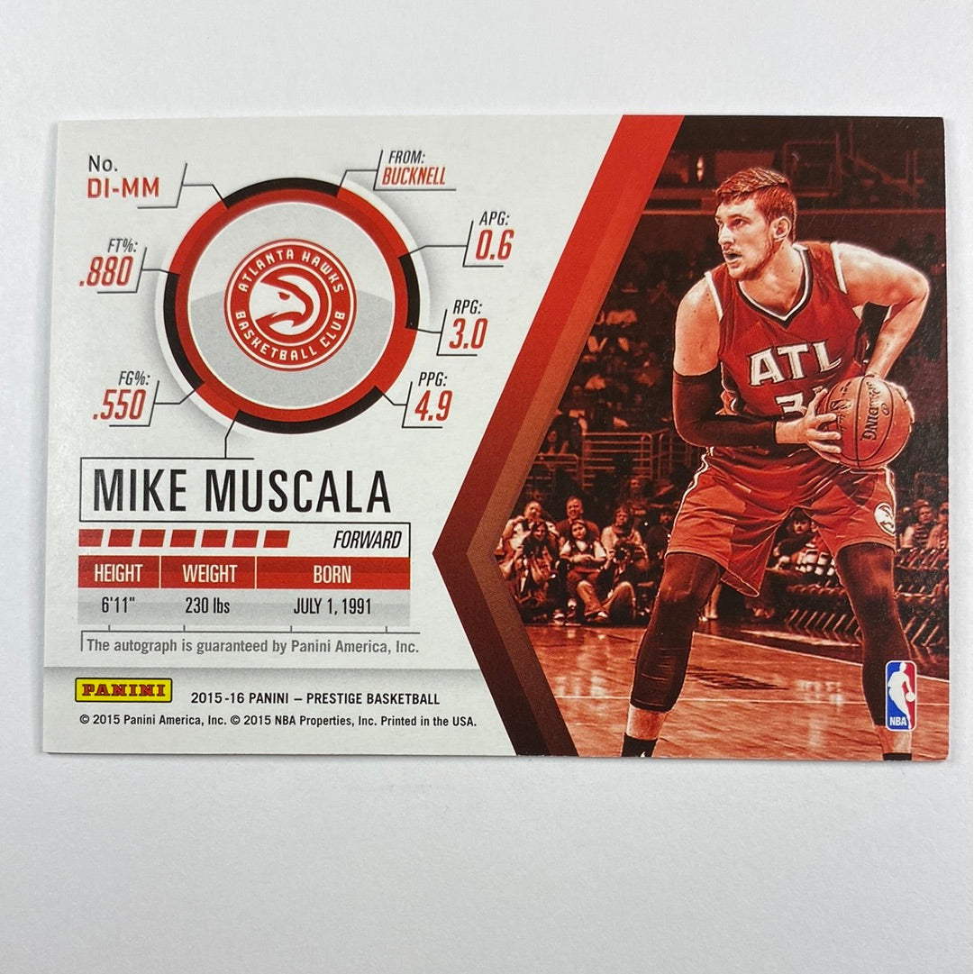 2015-16 Prestige Mike Muscala Distinctive Ink /199 | Local Legends Cards & Collectibles