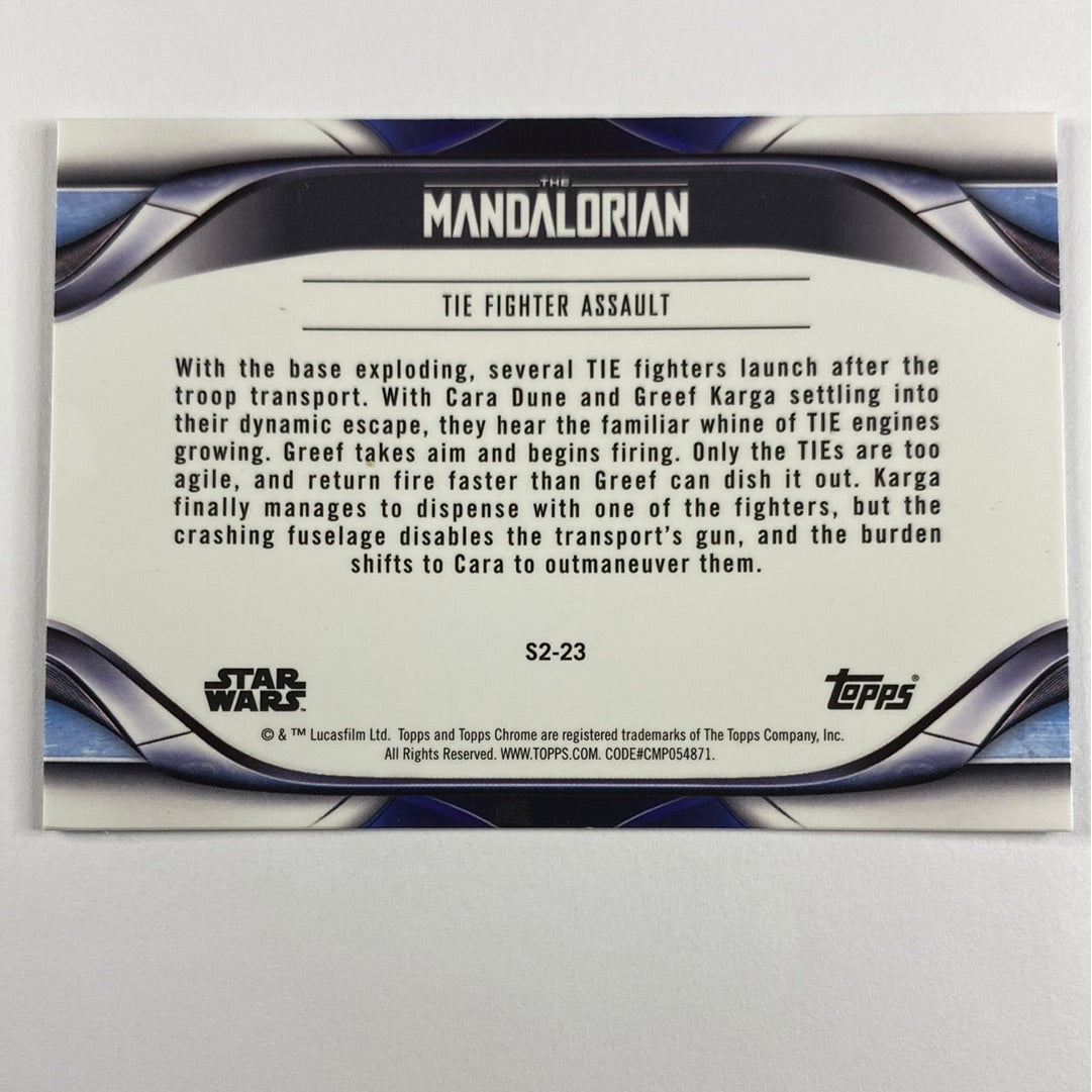 Topps Chrome The Mandalorian The Fighter Assault Refractor | Local Legends Cards & Collectibles