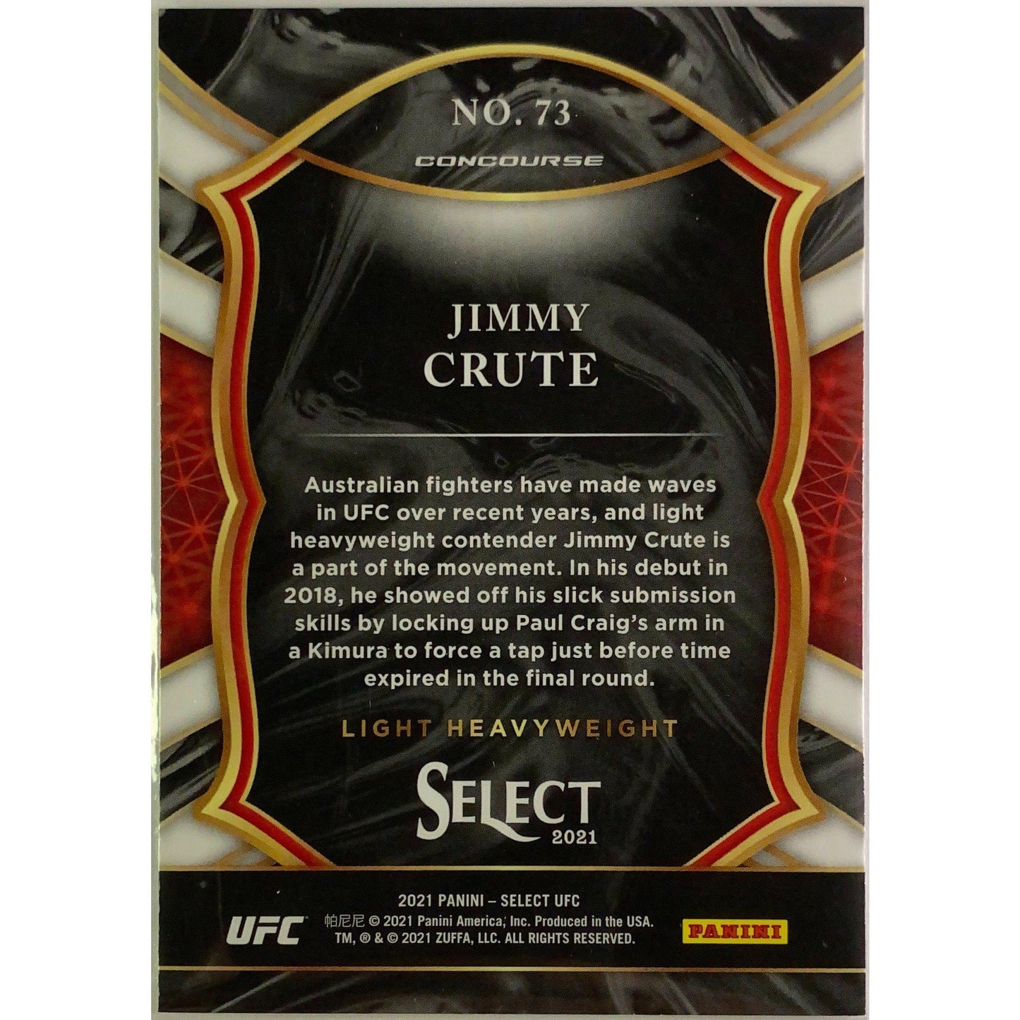 2021 Select Jimmy Crute RC | Local Legends Cards & Collectibles