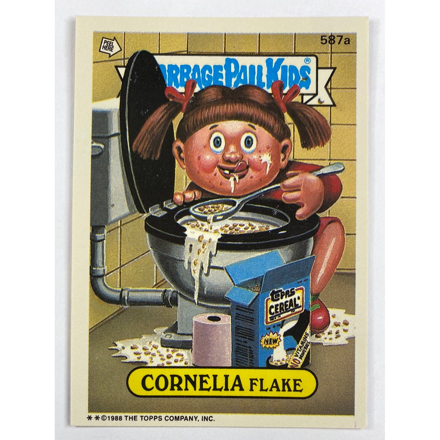 1988 Topps Garbage Pail Kids Cornelia Flake Die Cut | Local Legends Cards & Collectibles